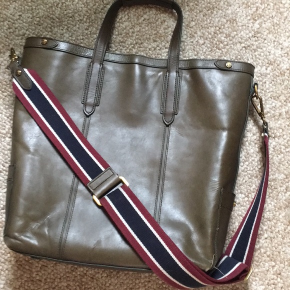 J. Crew Handbags - J Crew Leather Cross Body Tote